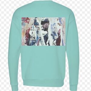 MIKE SHINODA DISRUPTED PULLOVER CREWNECK sweatshirt large